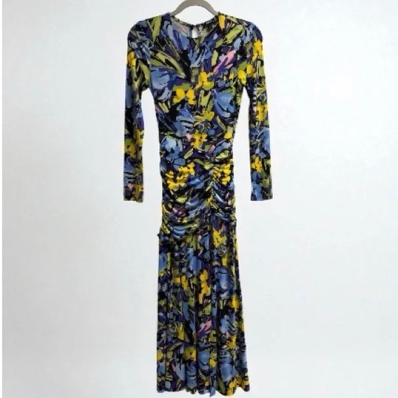 NWT AQUA High Slit Maxi Dress - Exclusive- Size XS - Picture 3 of 6